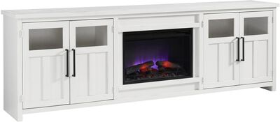 98" Fireplace console
