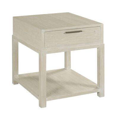 RECTANGULAR DRAWER END TABLE
