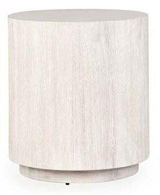 LAYNE ROUND END TABLE WHT