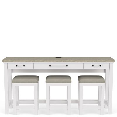 Cora Sofa Table With Stools