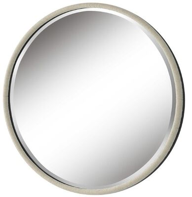 RANCHERO ROUND MIRROR-WHITE