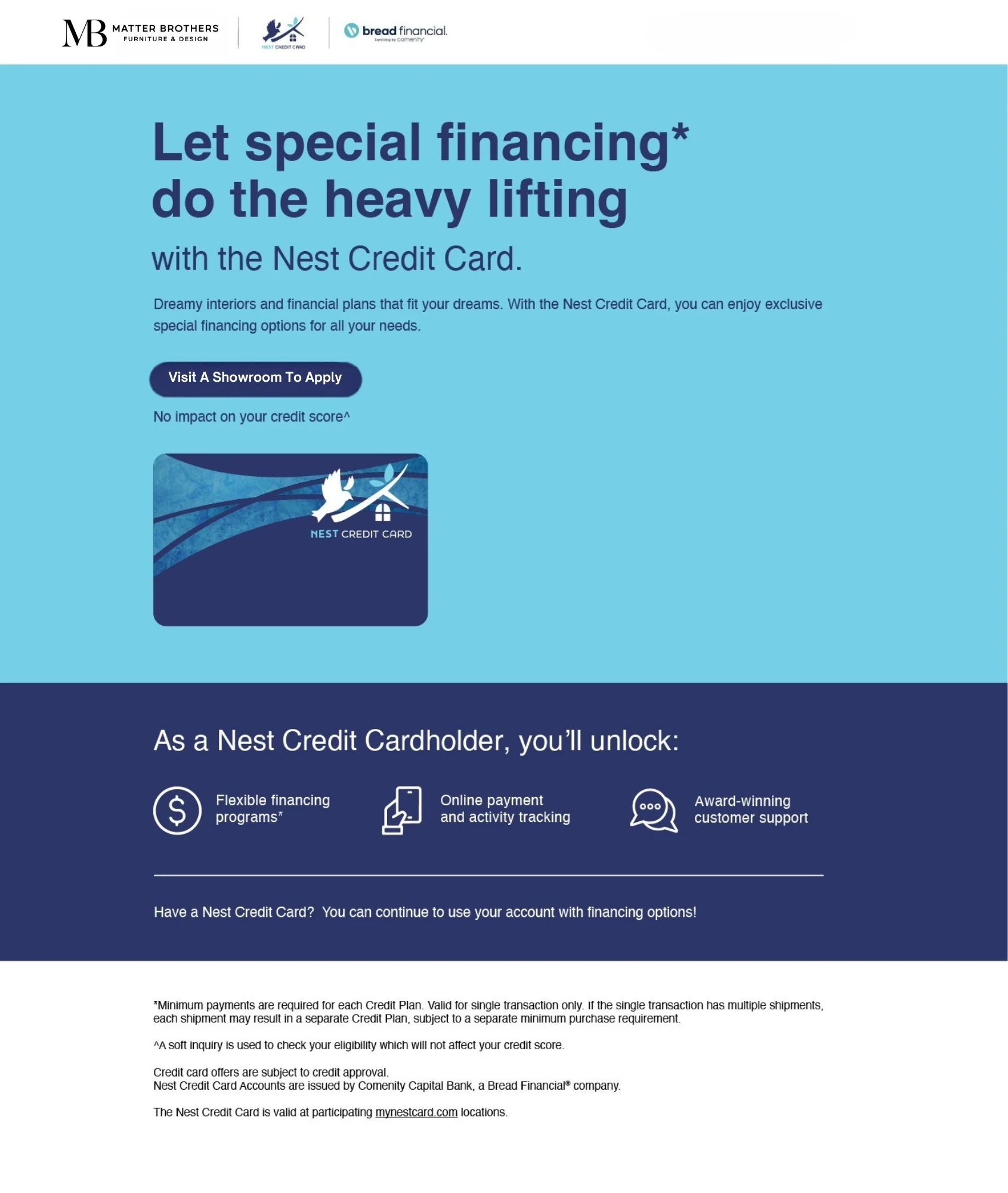 Financing Options - Contact Us