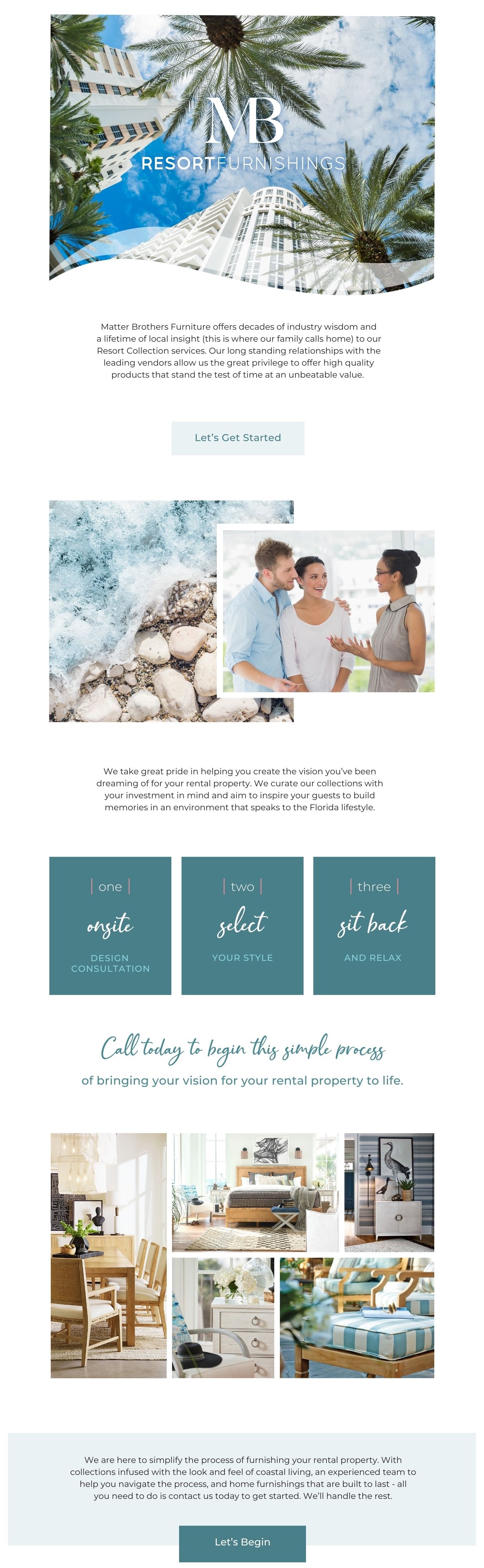 MB Resort Furnishings - Contact us to begin