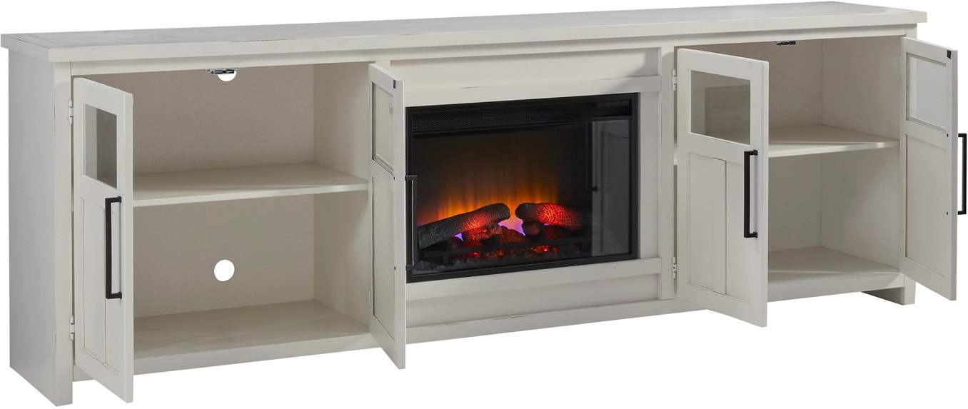 98" Fireplace console
