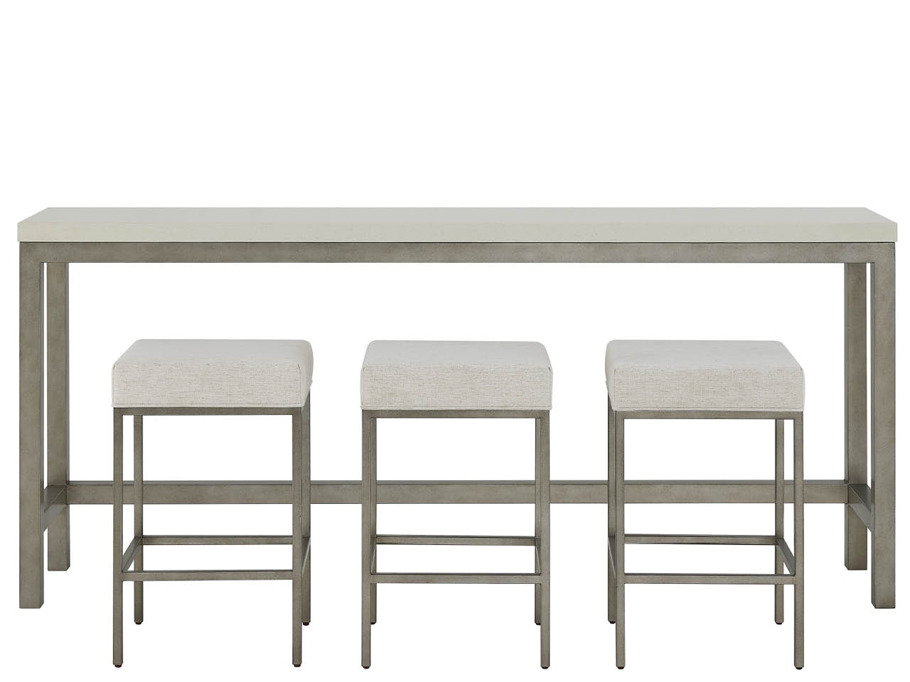 Oasis Console with 3 Stools