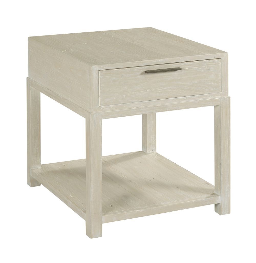 RECTANGULAR DRAWER END TABLE