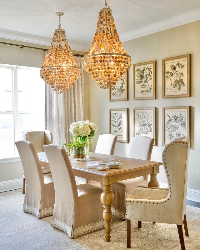 CAPRI ABALONE SHELL CHANDELIER