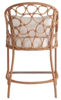 Weekender Pebble Rattan Counter Stool