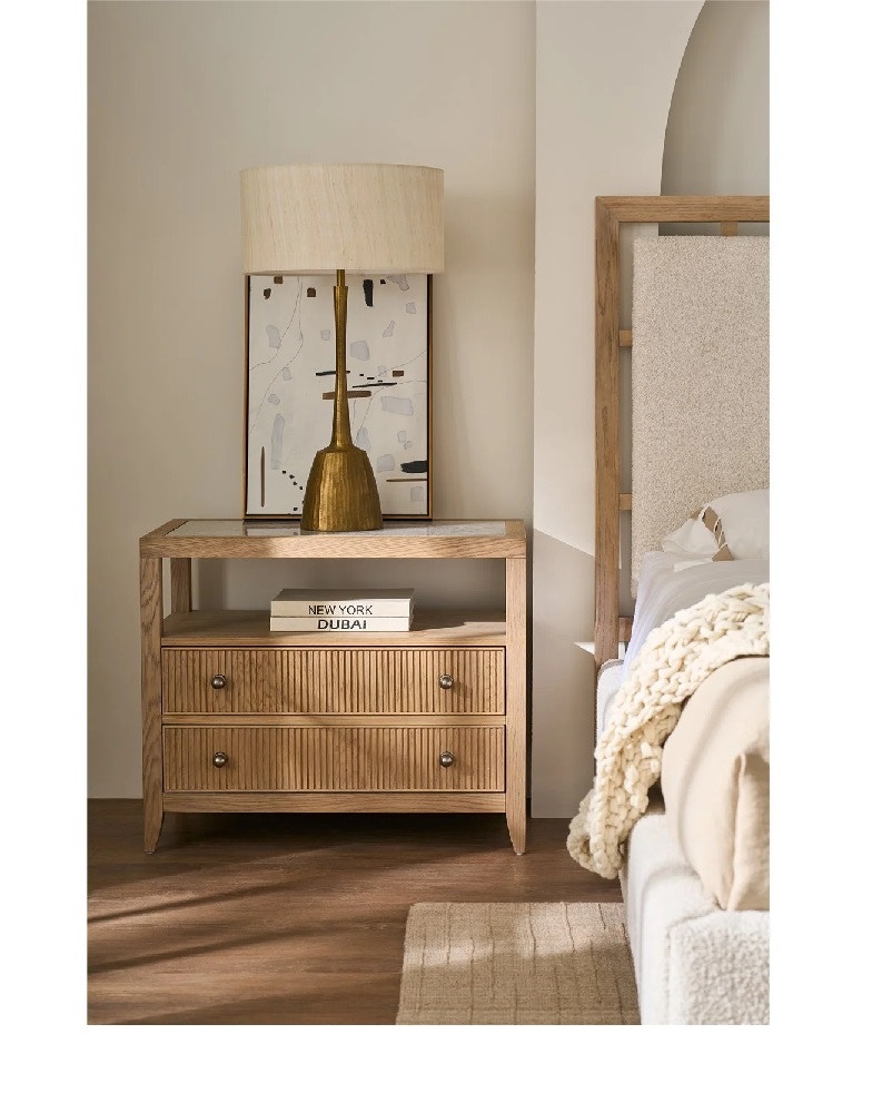 Carmen Two Drawer Nightstand