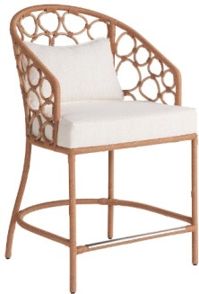 Weekender Pebble Rattan Counter Stool
