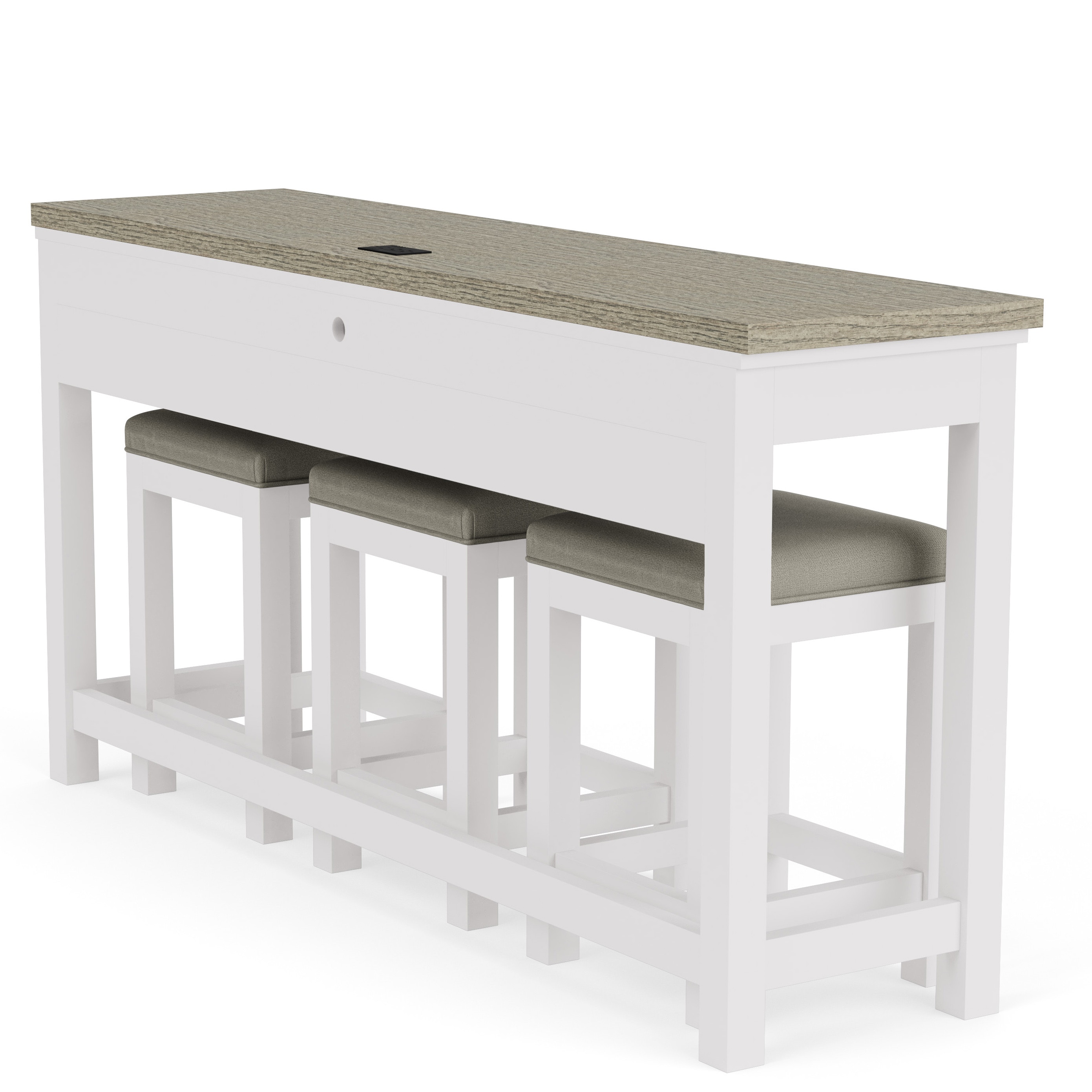 Cora Sofa Table With Stools