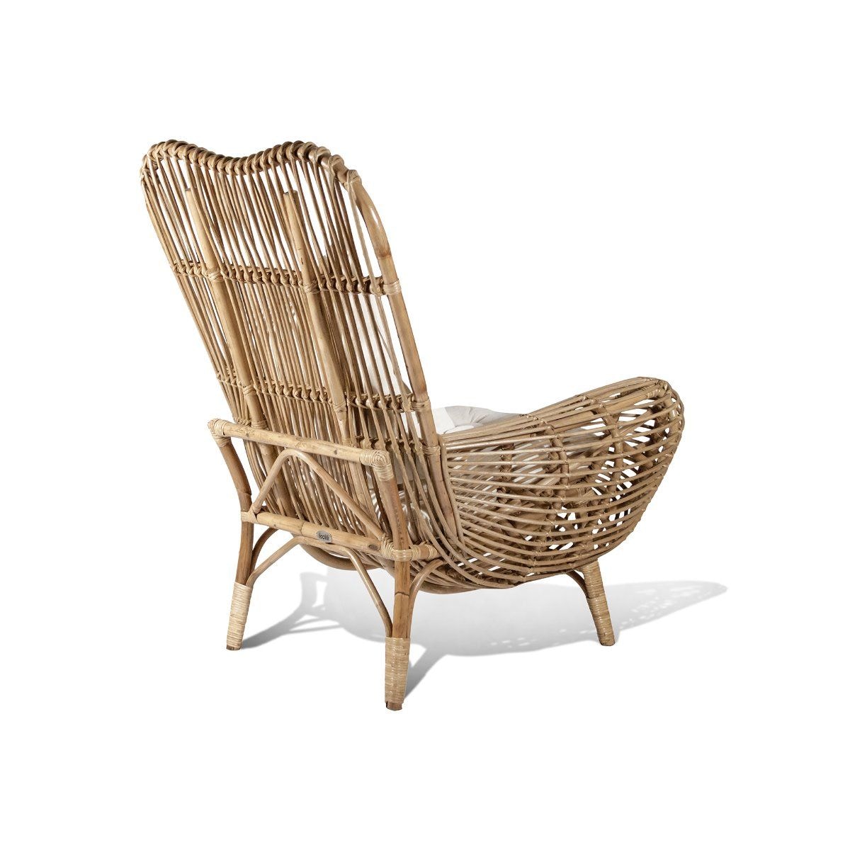 Round Back Rattan Chair