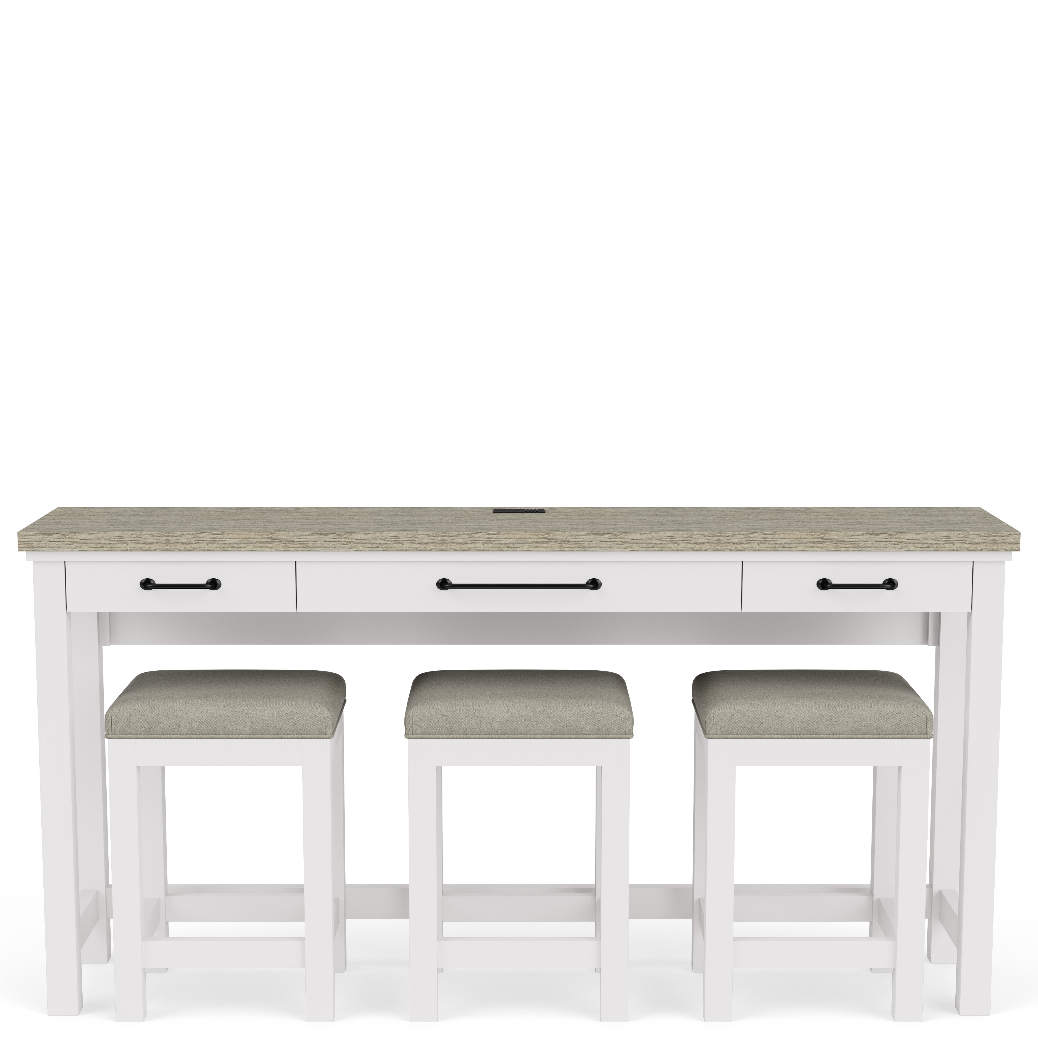 Cora Sofa Table With Stools