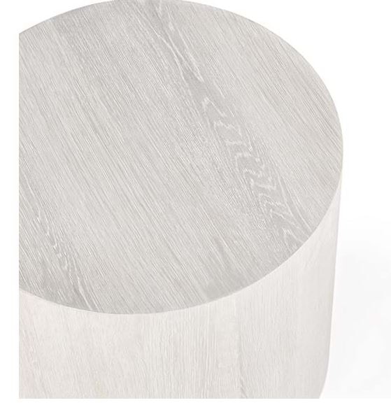 LAYNE ROUND END TABLE WHT