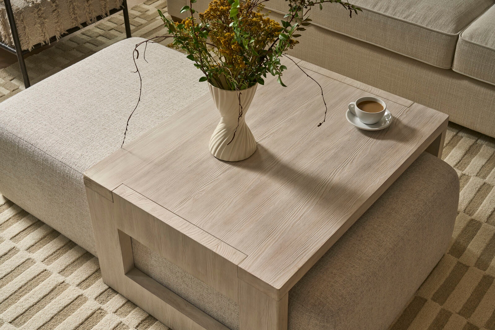 River Rock Nesting Cocktail Ottoman