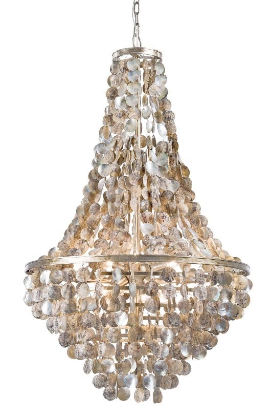CAPRI ABALONE SHELL CHANDELIER