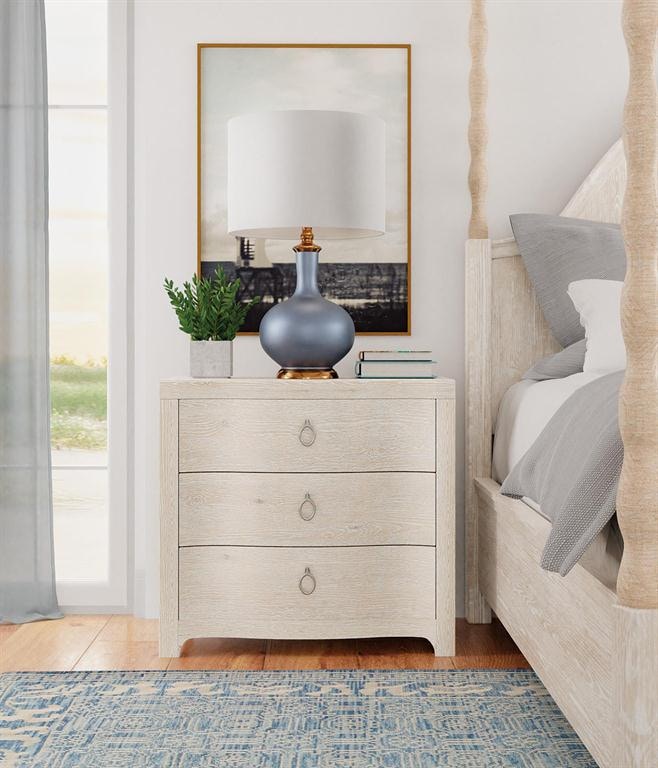 Antigua Three Drawer Nightstand