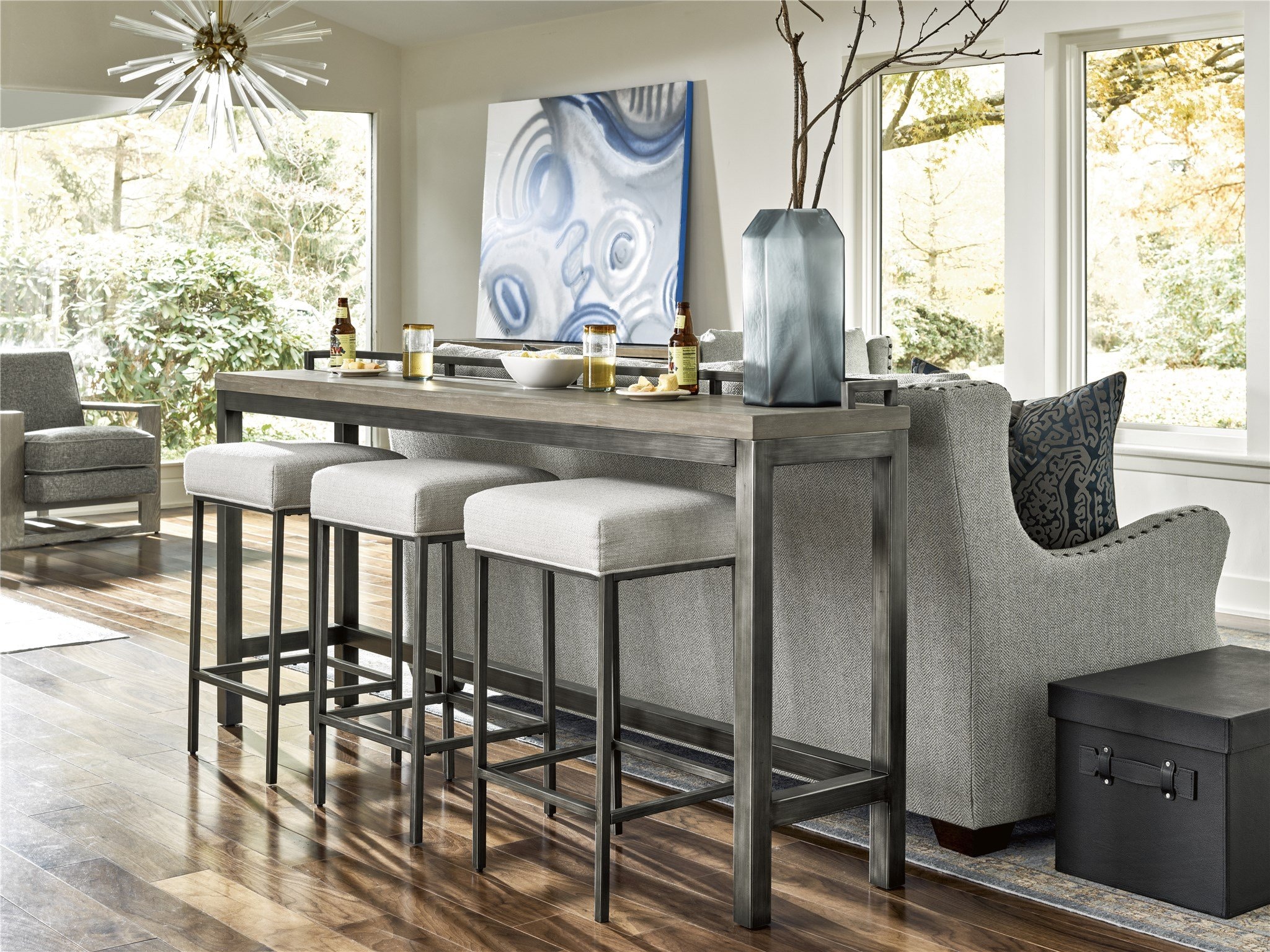Console Table w/3 Stools
