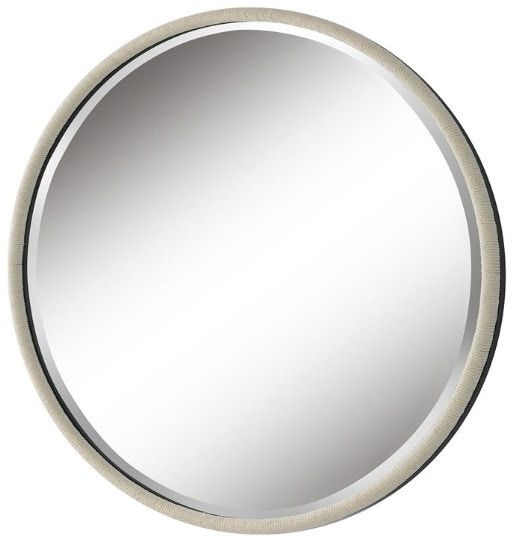 RANCHERO ROUND MIRROR-WHITE