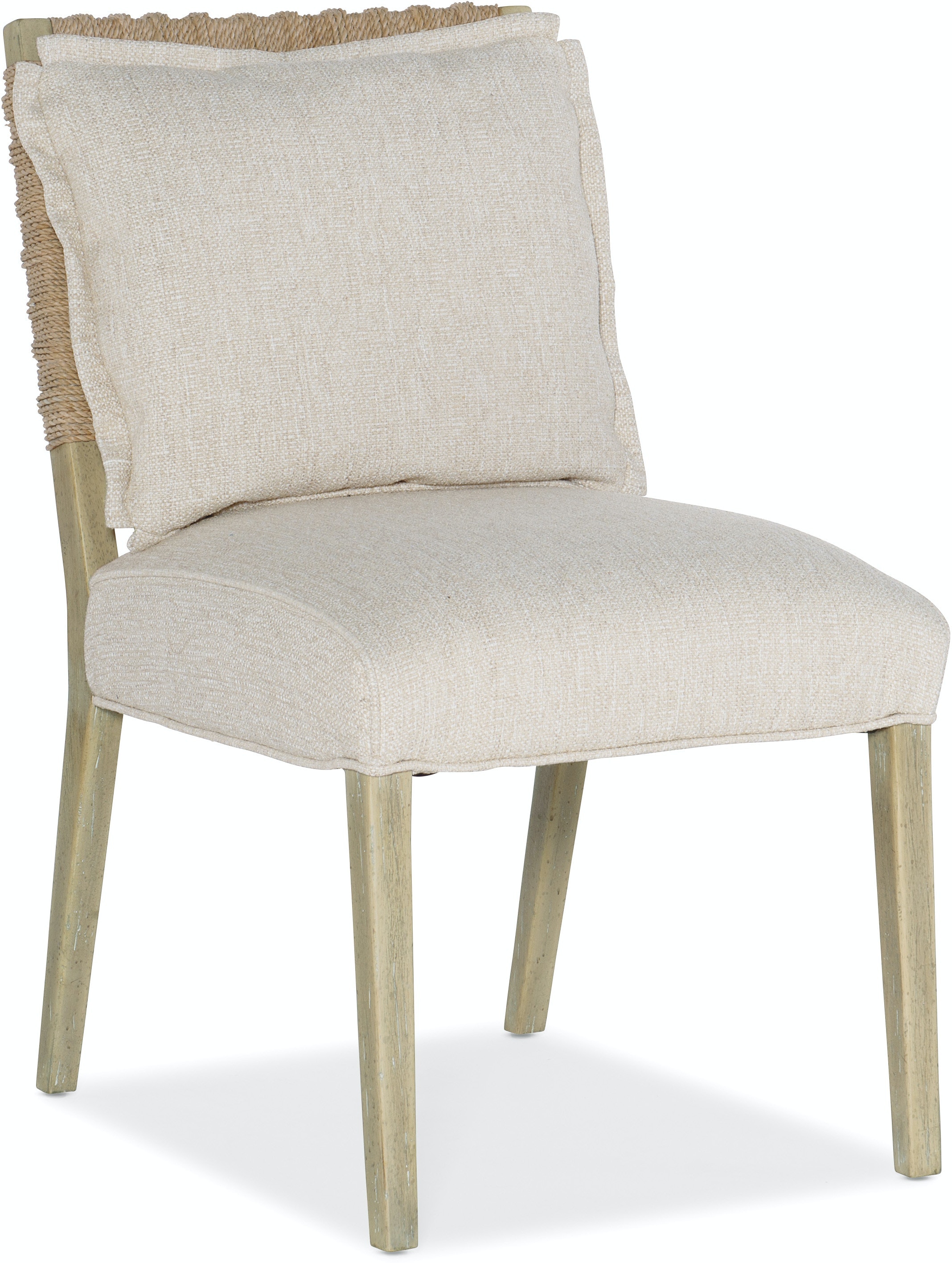 WOVEN BACK SIDE CHAIR
